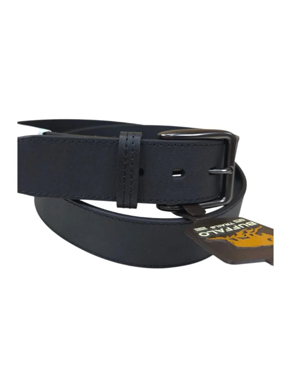 Buffalo Trails Mens Genuine Buffalo Leather Belt Size 40 Durable 1.5